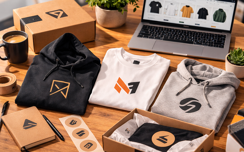 E-Commerce Merchandise-Shop mit eigenen Textilprodukten